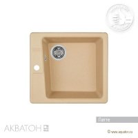 Мойка кухонная АКВАТОН Парма, латте Мойка кухонная АКВАТОН Парма, латте