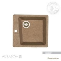 Мойка кухонная АКВАТОН Парма, терракотовый Мойка кухонная АКВАТОН Парма, терракотовый