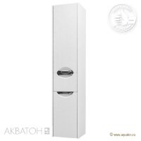 Шкаф-колонна АКВАТОН Сильва, левый дуб полярный Шкаф-колонна АКВАТОН Сильва, левый дуб полярный