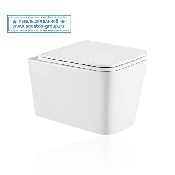 Подвесной унитаз Koller Pool Kvadro KR-0530-RW белый