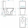 Унитаз-компакт Koller Pool Trend TR-0650-RC-C_TR-0650-RC-T с сиденьем микролифт