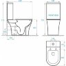 Чаша унитаза Koller Pool Edge ED-0650-RC-C белая Чаша унитаза Koller Pool Edge ED-0650-RC-C белая